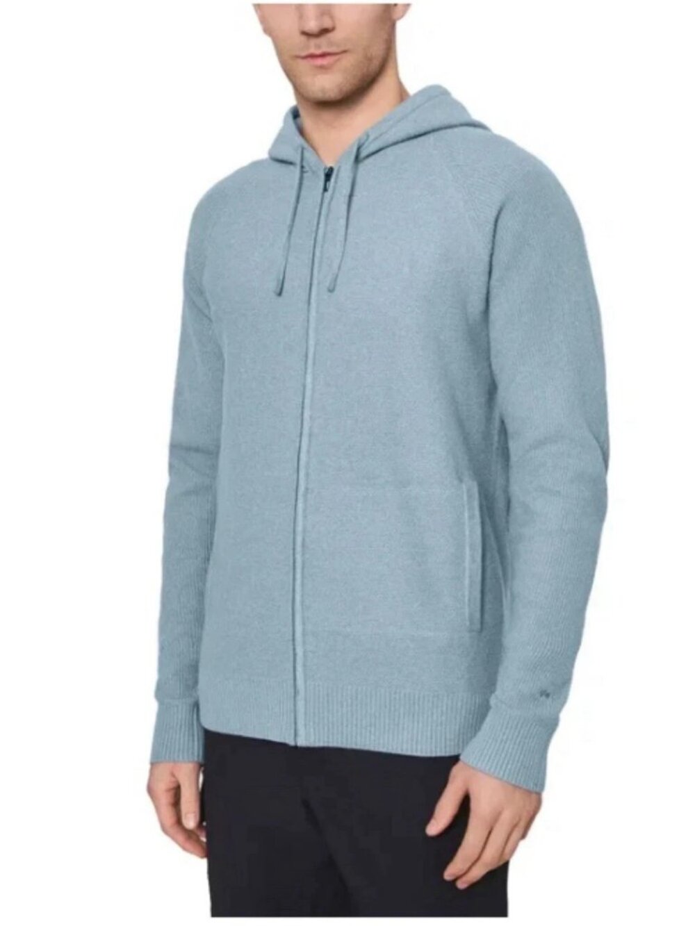 Modern Ambition Men's Size XL Blue Full Zip Hooded Sweater NWT